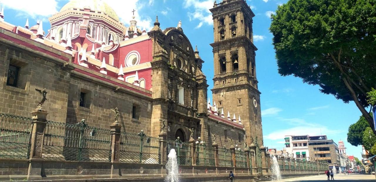Hostal Azul Puebla Centro Historico Екстер'єр фото